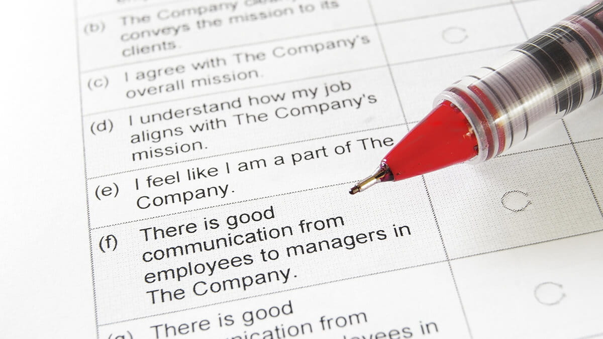 Employees survey